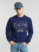 Bluzy męskie - G-Star Raw Bluza Circle D25100-D257 Niebieski Regular Fit - miniaturka - grafika 1