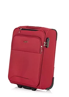Walizki - OCHNIK Mała walizka | Walizka miękka | Materiał: Nylon | Kolor: Czerwony | Rozmiar: S | Wymiary: 54×36,50×22 cm | Pojemność: 44l | Wysoka jakość - grafika 1