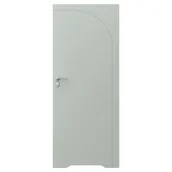 Drzwi wewnętrzne - Drzwi wewnętrzne bezprzylgowe łazienkowe pełne Art Deco 6 z podcięciem wentylacyjnym 60 prawe szałwia Porta - miniaturka - grafika 1