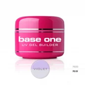 Żele do paznokci - Silcare Gel Base One Violet żel budujący do paznokci 30g - miniaturka - grafika 1