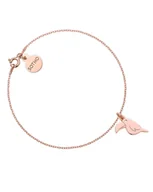 Bransoletki - Bransoletka z różowego złota z tukanem - miniaturka - grafika 1