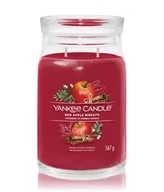 Świece - Yankee Candle Red Apple Wreath Signature Jar Świeca zapachowa 567 g - miniaturka - grafika 1