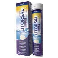 Witaminy i minerały - Zdrovit Litorsal Senior+, dla diabetyków, smak pomarańczowy, 20 tabletek musujących - miniaturka - grafika 1