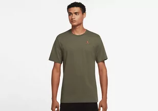 Nike Air Jordan Jumpman Crew Tee Olive - Koszulki męskie - miniaturka - grafika 1