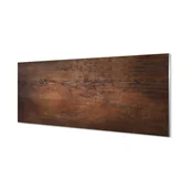 Tablice i flipcharty - Szklany panel kuchenny Drewno słoje sęki 125x50 cm - miniaturka - grafika 1