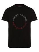 Koszulki męskie - Tommy Hilfiger - T-shirt męski, czarny - miniaturka - grafika 1