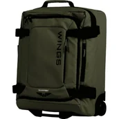 Walizki - WINGS Walizka miękka Mała kabinowa 20" ROOK dark green - miniaturka - grafika 1