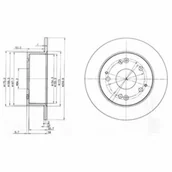 Tarcze hamulcowe - Delphi TARCZA HAMULCOWA HONDA - miniaturka - grafika 1