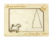 Ramki na zdjęcia - Kerry Blue Terrier ramka na zdjęcie z psem - miniaturka - grafika 1