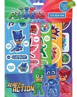 Zabawki kreatywne - Pidżamersi PJ Masks Zestaw Naklejki Nalepki - miniaturka - grafika 1