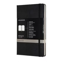 Moleskine 8058647620756 profesjonalny notatnik L, Hard Cover czarny - Szkolne artykuły papiernicze - miniaturka - grafika 1