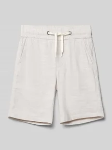 Bermudy z fakturowanym wzorem - Spodnie i spodenki dla chłopców - miniaturka - grafika 1