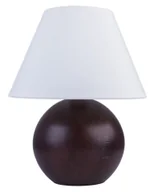 Lampy stojące - Drewniana lampka do sypialni wenge - S226 Orzech - miniaturka - grafika 1
