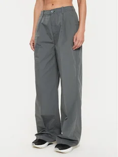Calvin Klein Jeans Spodnie materiałowe J20J223585 Szary Loose Fit - Spodnie sportowe damskie - miniaturka - grafika 1