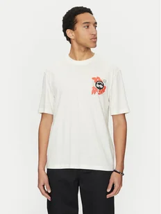 HUGO T-Shirt Nufloro 50533387 Biały Regular Fit - Koszulki męskie - miniaturka - grafika 1