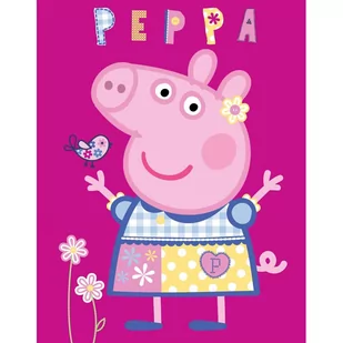 Świnka Peppa Koc polarowy Dziecięcy 110 x 140 cm - Kołdry i poduszki dla dzieci Świnka Peppa Koc polarowy Dziecięcy 110 x 140 cm - Kołdry i poduszki dla dzieci - miniaturka - grafika 1