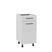 Meble kuchenne - Siena Szafka Dolna D1S-40 Blum Biały Mat - miniaturka - grafika 1