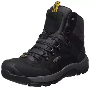 KEEN Damskie buty zimowe Revel 4 Polar Mid Height wodoodporne, Czarny magnes, 48 EU - Śniegowce damskie - miniaturka - grafika 1