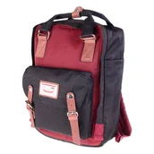 Plecaki - Plecak Doughnut Macaroon - wine / black - miniaturka - grafika 1