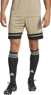Spodenki męskie adidas Squadra 25 beżowo-czarne JP3403 XL - Spodnie sportowe męskie - miniaturka - grafika 1