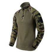 Odzież taktyczna i umundurowanie - Helikon - Bluza MCDU Combat Shirt - Tiger Stripe / Olive Green - BL-MCD-SP-6202A - miniaturka - grafika 1