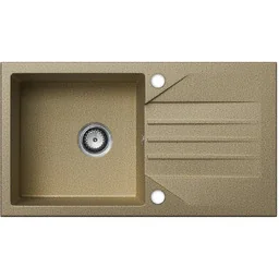 EOS Zlewozmywak granitowy EVINION piaskowy (z ociekaczem) - Zlewozmywaki EOS Zlewozmywak granitowy EVINION piaskowy (z ociekaczem) - Zlewozmywaki - miniaturka - grafika 1