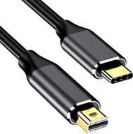 Kable USB - Kabel USB Reagle USB-C - mini DisplayPort 3 m Czarny - miniaturka - grafika 1