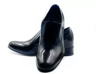 Półbuty męskie - Męskie buty podwyższające GENUA +7 CM - miniaturka - grafika 1