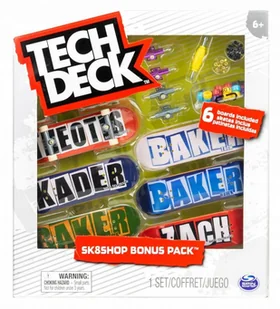 Zestaw 6 deskorolek Tech Deck Baker Spin Master - Gry planszowe - miniaturka - grafika 1