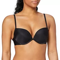Biustonosze - Wonderbra biustonosz push-up damski, czarny, 85A - miniaturka - grafika 1