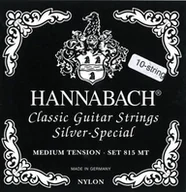Struny gitarowe  - Hannabach 652620 Klassikgitarrensaiten Serie 815 für 8/10 saitige Gitarren/Medium Tension Silver Special - A/10 652620 - miniaturka - grafika 1