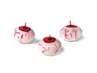 Halloween - Świeczka pływająca Oko - 4 cm - 3 szt - miniaturka - grafika 1