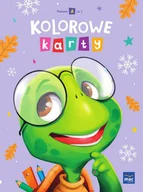 Edukacja przedszkolna - Kolorowe karty. Poziom A. Karty pracy. Część 1 - miniaturka - grafika 1