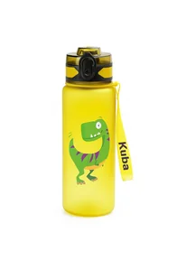 Bidon dziecięcy 500 ml z motywem dinozaur Żółty bidon z imieniem Szkoła, przedszkole - Bidony dla dzieci - miniaturka - grafika 1