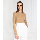 Swetry damskie - POLO RALPH LAUREN Kaszmirowy sweter | Regular Fit - miniaturka - grafika 1