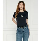 Koszulki i topy damskie - Tommy Hilfiger T-shirt | Slim Fit - miniaturka - grafika 1