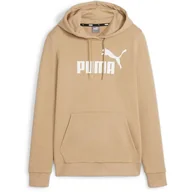 Bluzy sportowe damskie - Bluza z kapturem Puma Ess Logo Hoodie Tr S, Kobiety - miniaturka - grafika 1