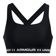 Biustonosze - Biustonosz damski Under Armour Crossback Mid Bra Black S - miniaturka - grafika 1