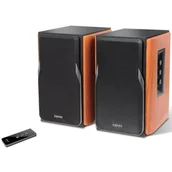 Głośniki komputerowe - Edifier R1380T 2.0 brązowe R1380T brown - miniaturka - grafika 1