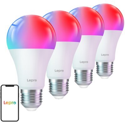 Inteligentna żarówka LED LEPRO B2 E27 Wi-Fi Bluetooth (4szt.)