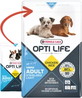 Sucha karma dla psów - Versele-Laga Opti Life Adult Mini Light 7,5 kg - miniaturka - grafika 1