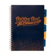 Szkolne artykuły papiernicze - Pukka Pad Kołozeszyt A4/100k kratka oprawa twarda Prze Blu Gr - miniaturka - grafika 1