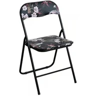 Fotele i krzesła ogrodowe - Krzesło składane PATIO Flower 48288 Czarny - miniaturka - grafika 1