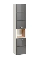 Szafki łazienkowe - Comad Słupek FINKA SZARA 30cm x 135cm - miniaturka - grafika 1
