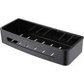 Półki łazienkowe - Koszyk łazienkowy półka pod prysznic wisząca czarna STELLA 16.067-BB - miniaturka - grafika 1