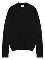 Swetry męskie - Perfect Cashmere Kaszmirowy kardigan "Polnoon" w kolorze czarnym - miniaturka - grafika 1