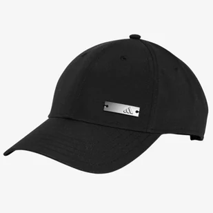 Czapka z Daszkiem Adidas Bejsbolówka Metalowe Logo Czarna JE5653 - Czapki męskie - miniaturka - grafika 1