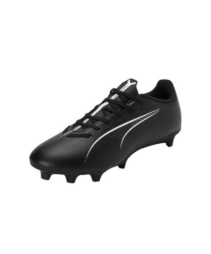 PUMA Unisex Ultra 5 Play Fg/Ag buty piłkarskie, Czarna puma, biała puma, 46 EU