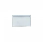 Tace i patery - Costa Nova Tacka prostokątna Lagoa Eco Gres White 19 cm - miniaturka - grafika 1