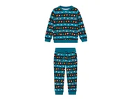 Spodnie i spodenki dla chłopców - lupilu® Dres dziecięcy z bawełny, 2 elementy (110/116, We wzory/ zielony) - miniaturka - grafika 1